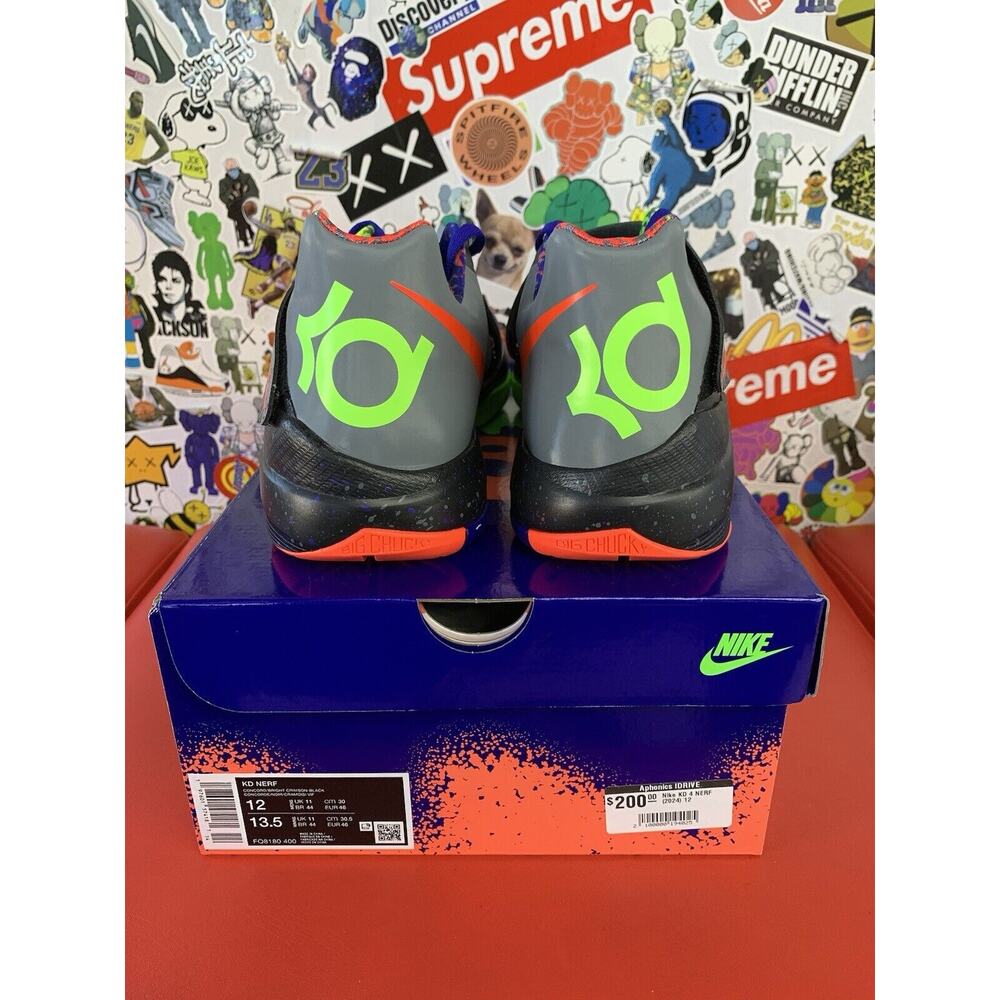Size 12 - Nike Zoom KD 4 2024 Nerf 100% Authentic - Picture 4 of 5